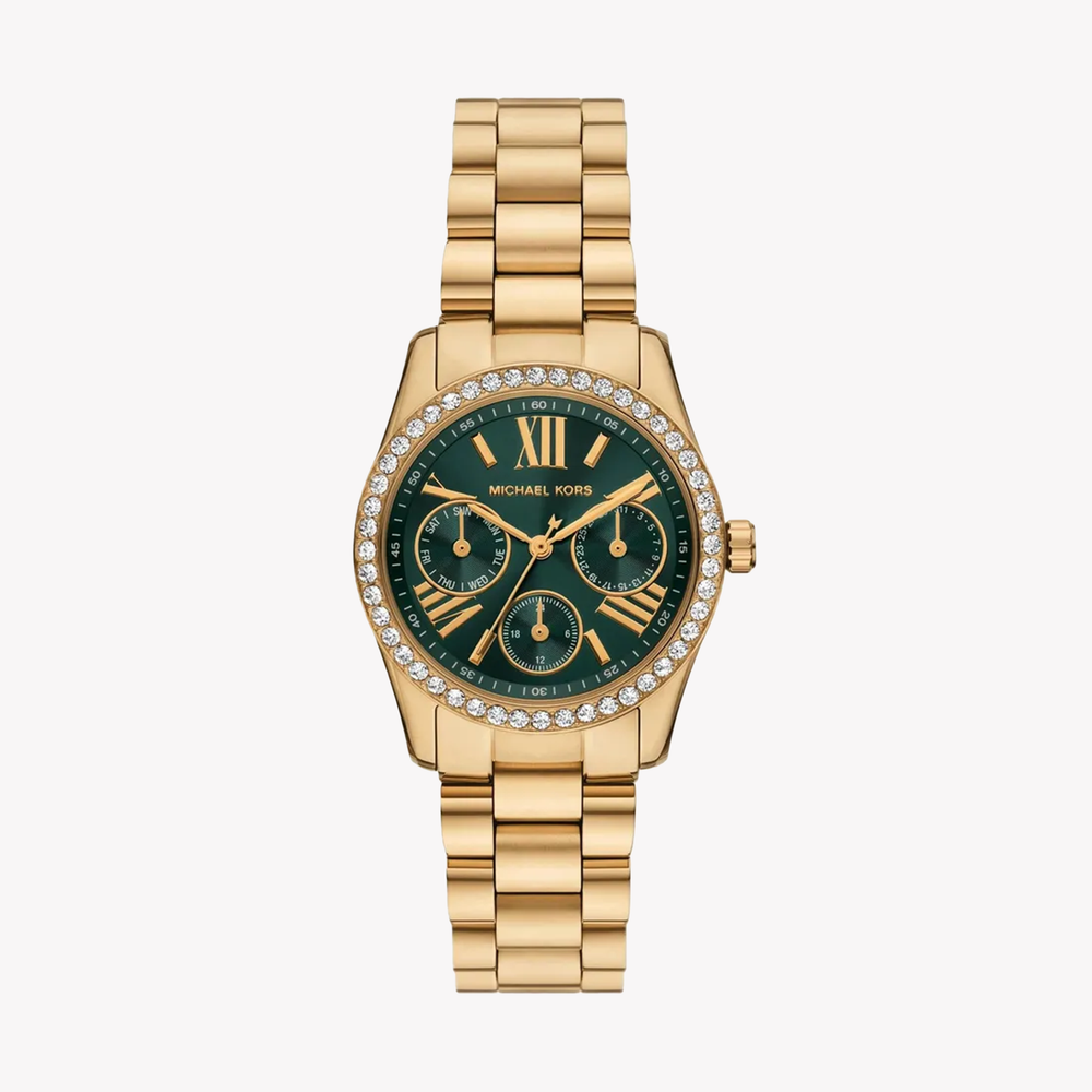 Michael Kors Women's Gold/Green Stainless Steel Watch | MK4924 by i-watch