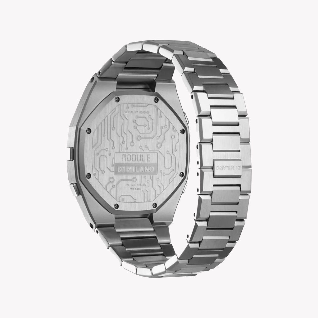 D1 MILANO Men's Stainless Steel Black Dial Watch | D1-DGBJ01