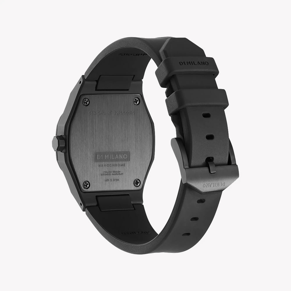 D1 MILANO Unisex Silicone Black Watch | D1-NCRJ04 by i-watch