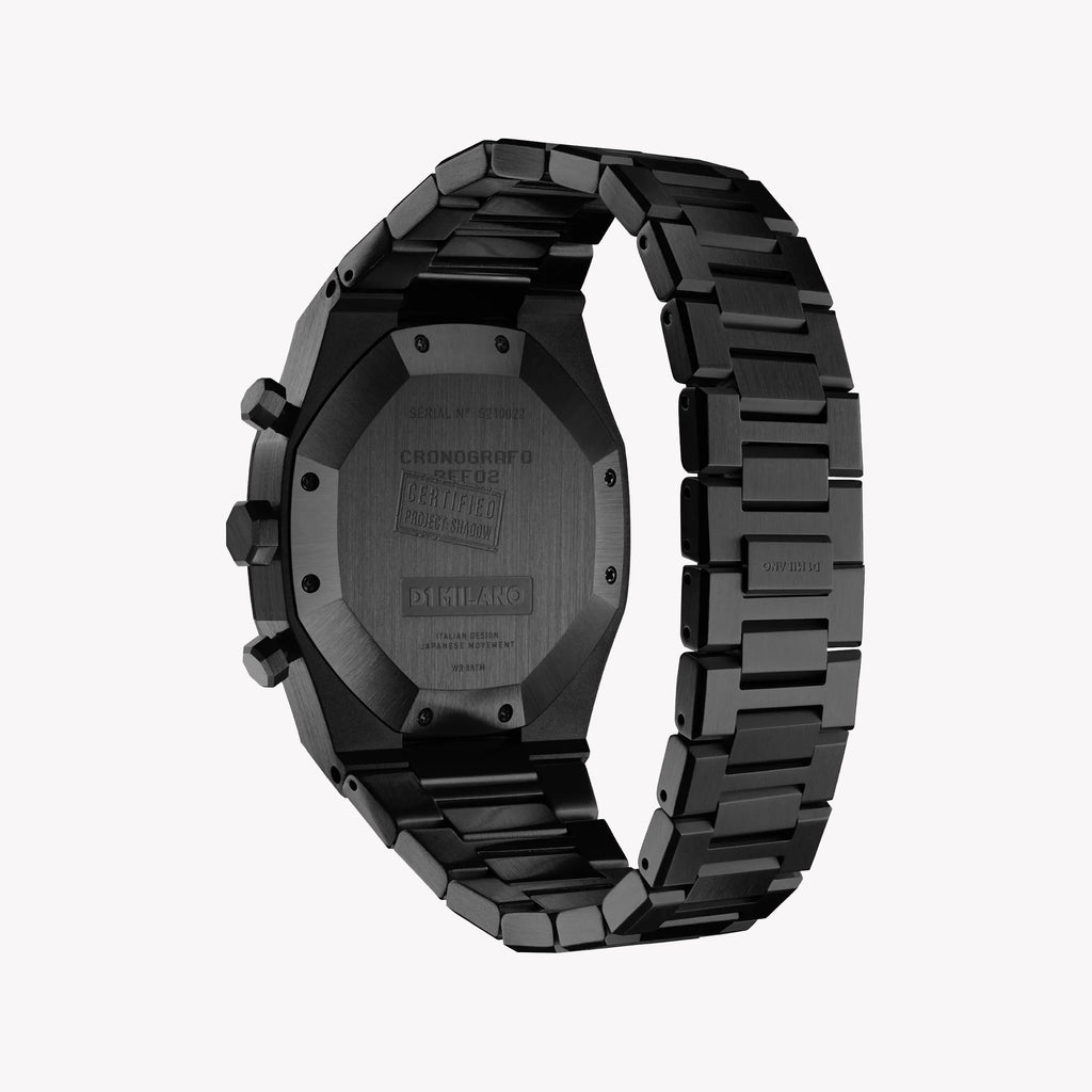 D1 MILANO Men's Black Stainless Steel Watch | D1-CHBJSH