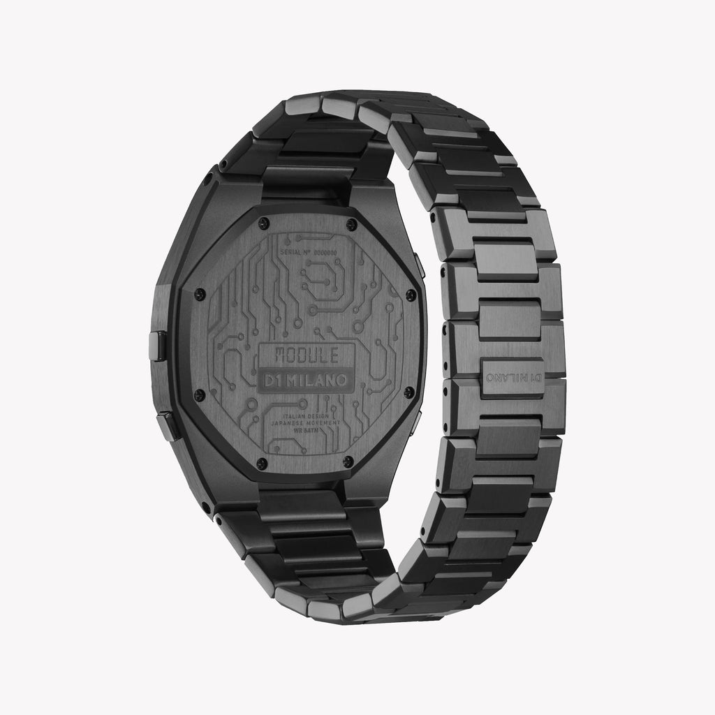 D1 MILANO Men's Black Stainless Steel Watch | D1-DGBJ02