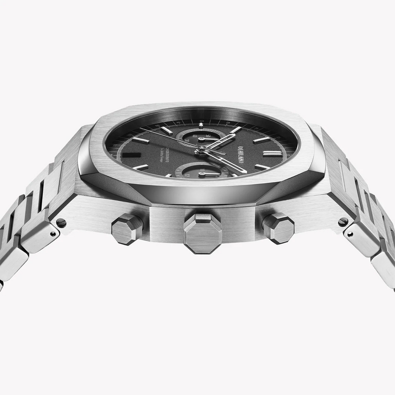 D1 MILANO Men's Stainless Steel Silver/Black Watch | D1-CHBJ08 by i-watch