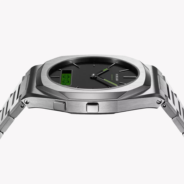 D1 MILANO Men's Stainless Steel Black Dial Watch | D1-DGBJ01 by i-watch
