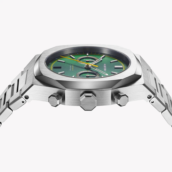 D1 MILANO Men's Silver Green Watch | D1-CHBJ10 by i-watch