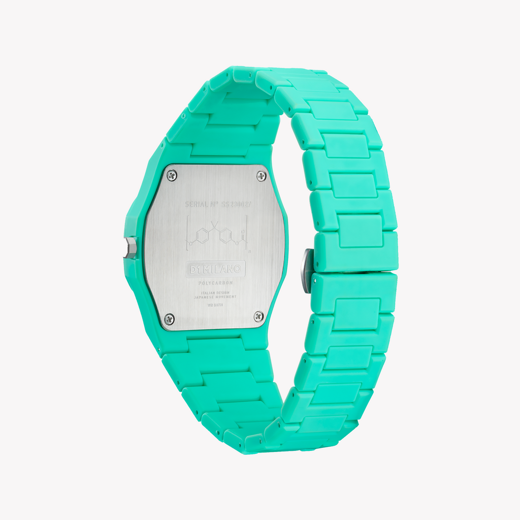 D1 MILANO Men's Green Polycarbonate Watch | D1-PCBJ31