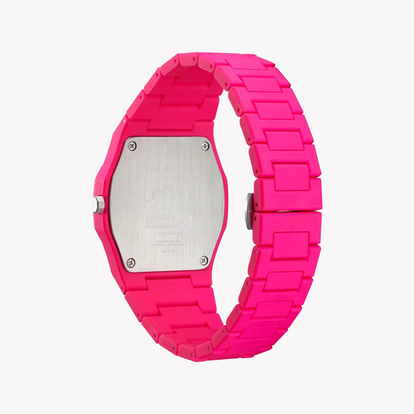 D1 MILANO Men's Pink Polycarbonate Watch | D1-PCBJ32 by i-watch