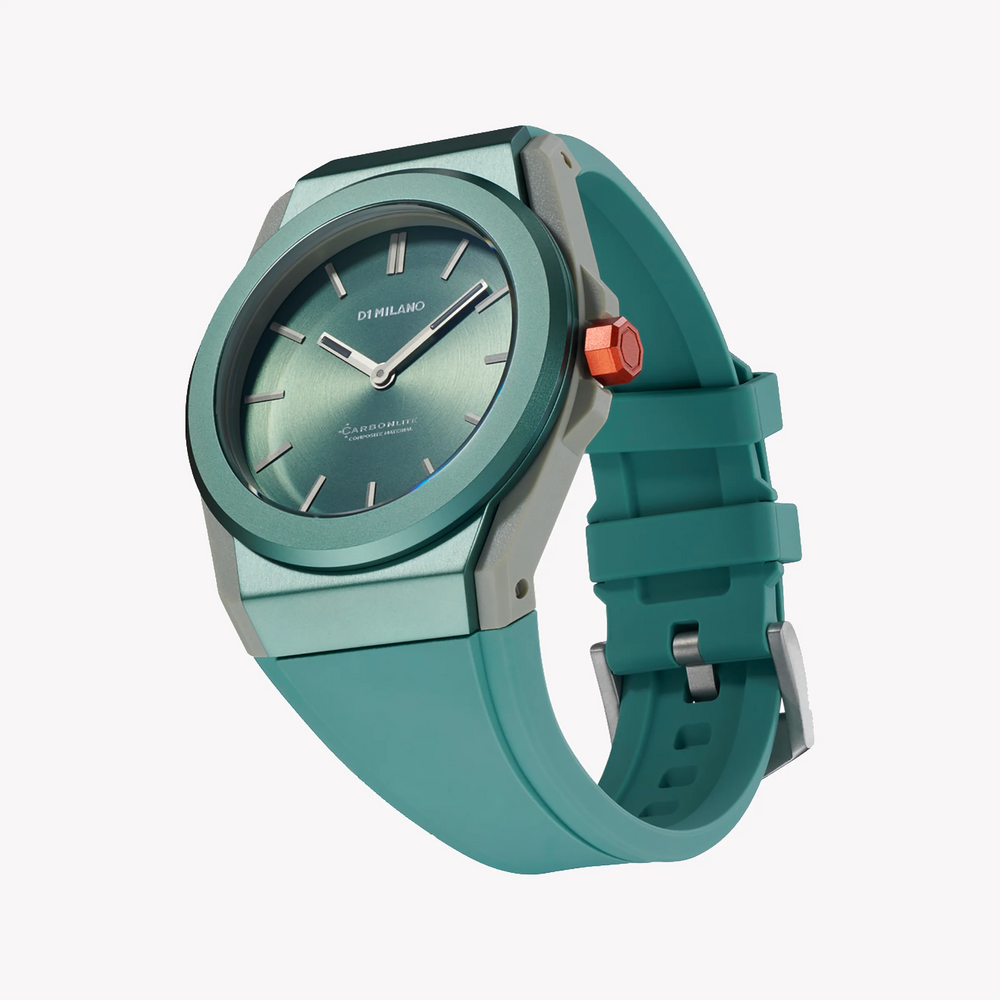 D1 MILANO Men's Green Carbon Watch | D1-CLRJ07 by i-watch