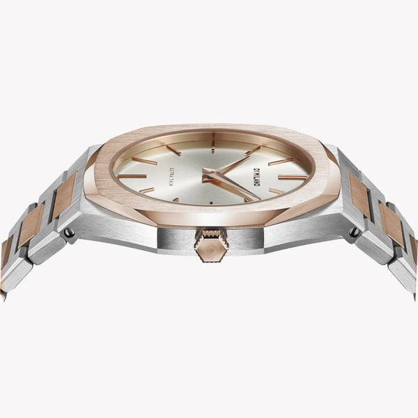 D1 MILANO Unisex Stainless Steel Silver & Rose Gold | D1-UTBJ01 by i-watch