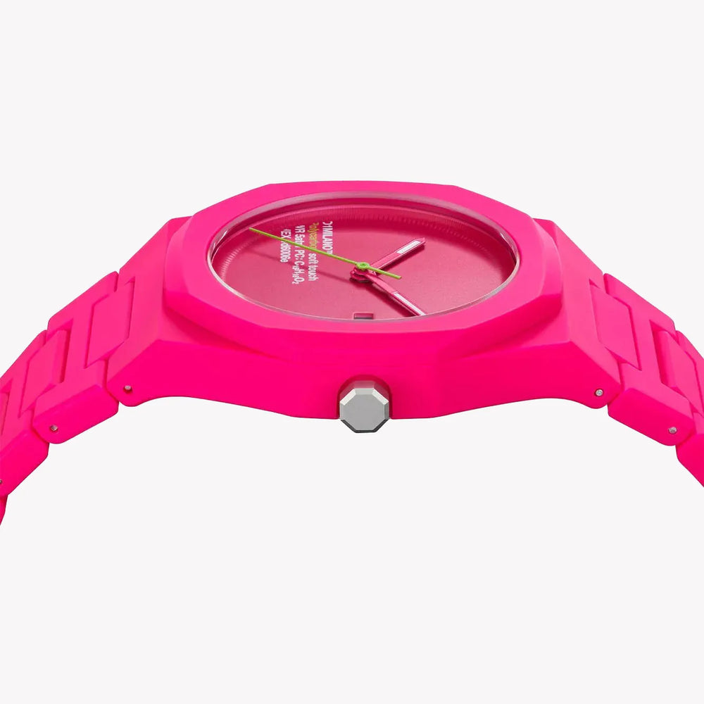 D1 MILANO Men's Pink Polycarbonate Watch | D1-PCBJ32 by i-watch