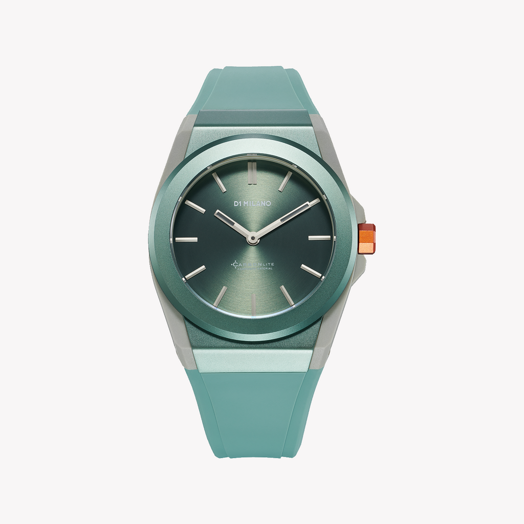 D1 MILANO Men's Green Carbon Watch | D1-CLRJ07