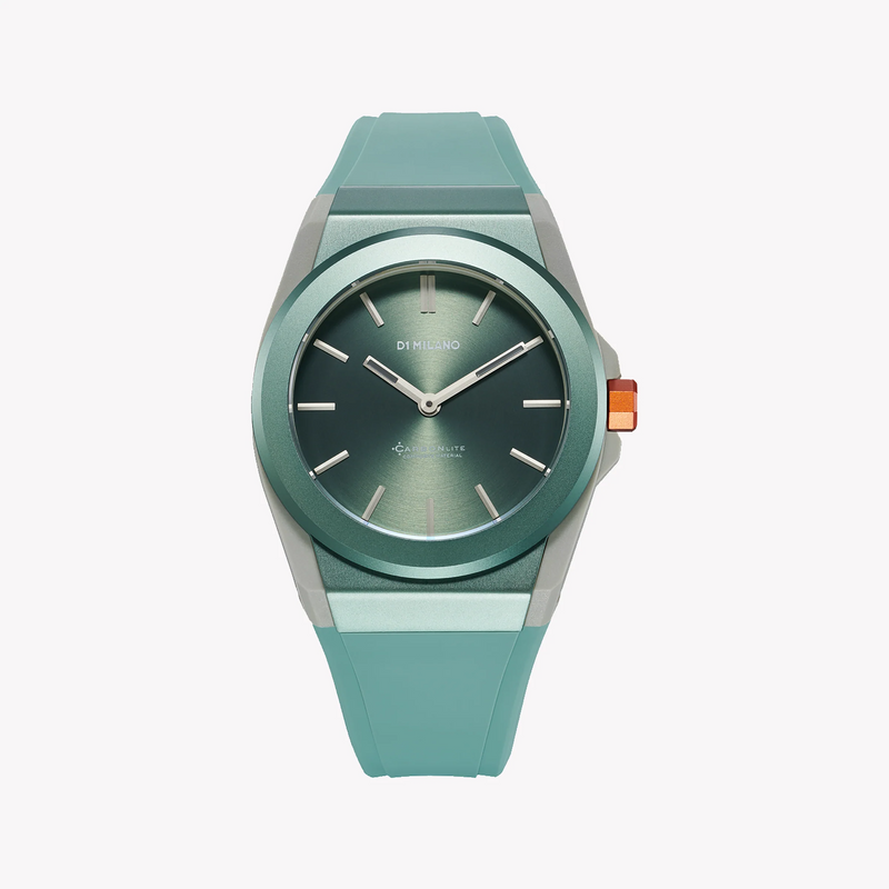 D1 MILANO Men's Green Carbon Watch | D1-CLRJ07 by i-watch