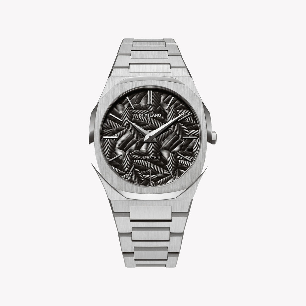 D1 MILANO Men's Stainless Steel Silver/Black Watch | D1-UTBJ32 by i-watch