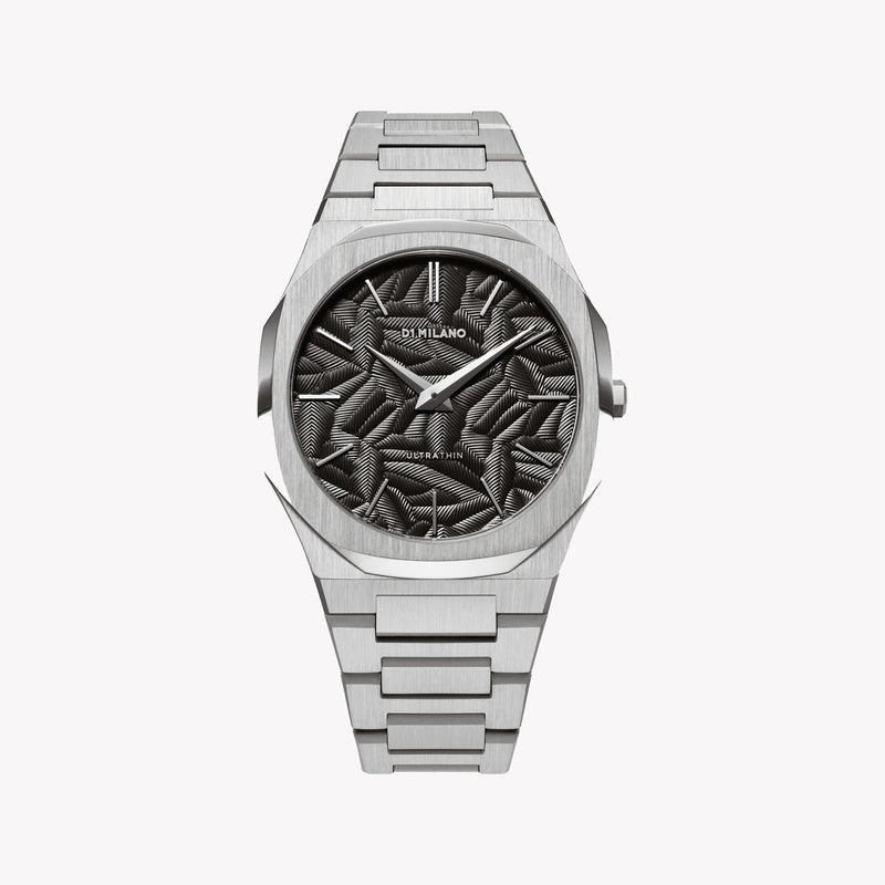 D1 MILANO Men's Stainless Steel Silver/Black Watch | D1-UTBJ32 by i-watch