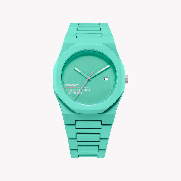 D1 MILANO Men's Green Polycarbonate Watch | D1-PCBJ31 by i-watch