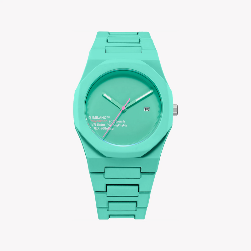 D1 MILANO Men's Green Polycarbonate Watch | D1-PCBJ31 by i-watch