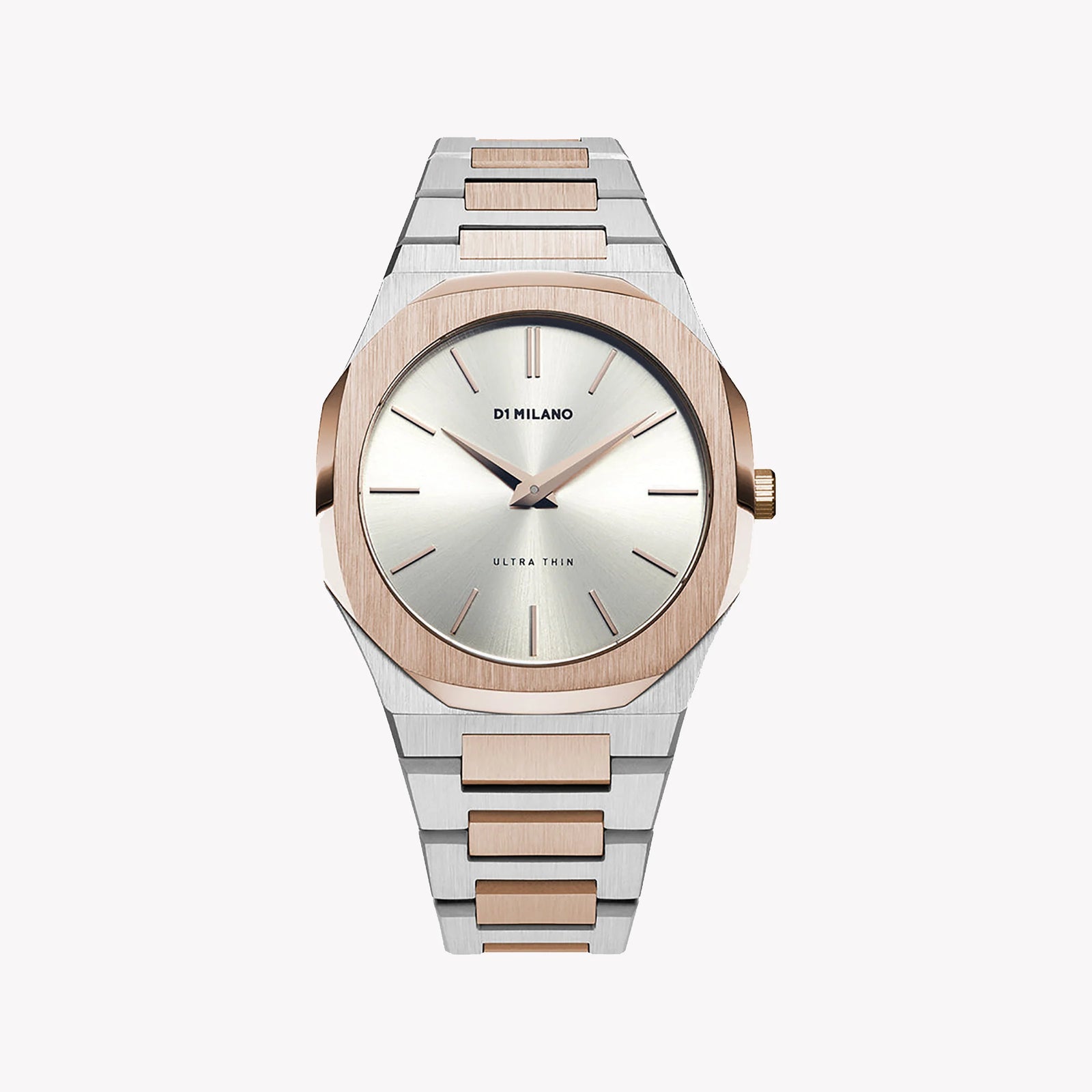 D1 MILANO Unisex Stainless Steel Silver & Rose Gold | D1-UTBJ01 by i-watch
