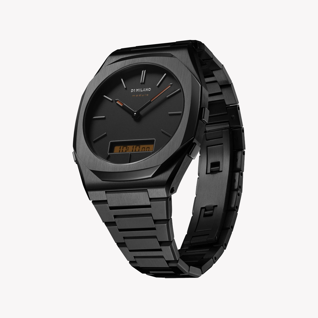 D1 MILANO Men's Black Stainless Steel Watch | D1-DGBJ02