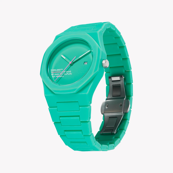 D1 MILANO Men's Green Polycarbonate Watch | D1-PCBJ31 by i-watch