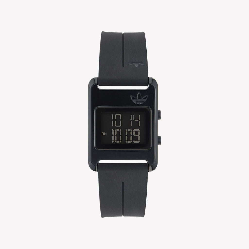 Adidas Unisex Black Silicone Digital Watch | Aost23568