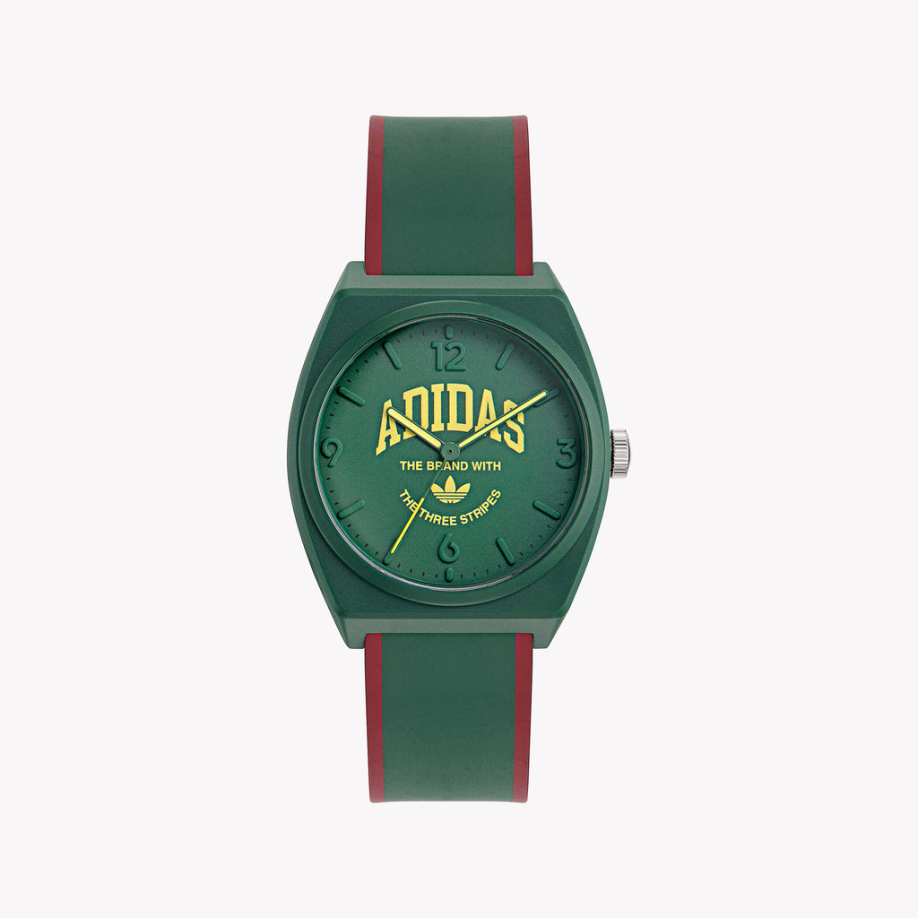 Adidas Unisex Green Resin Watch Aost24073 | Stylish & Durable