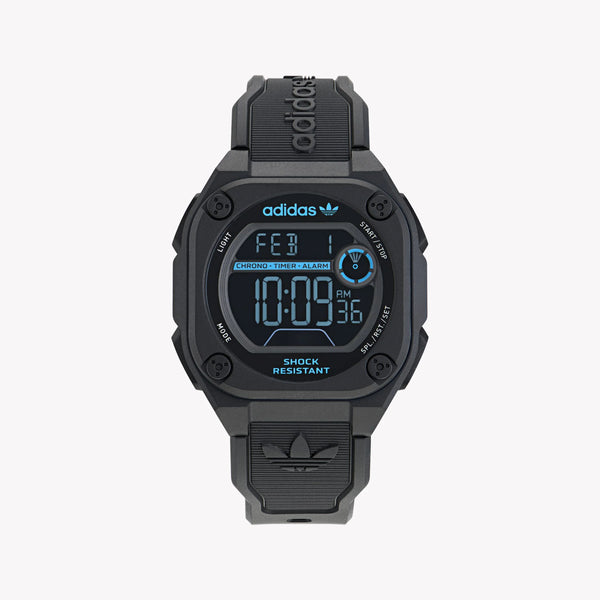 Adidas Unisex Black Rubber Digital Watch | Aost23571 by i-watch