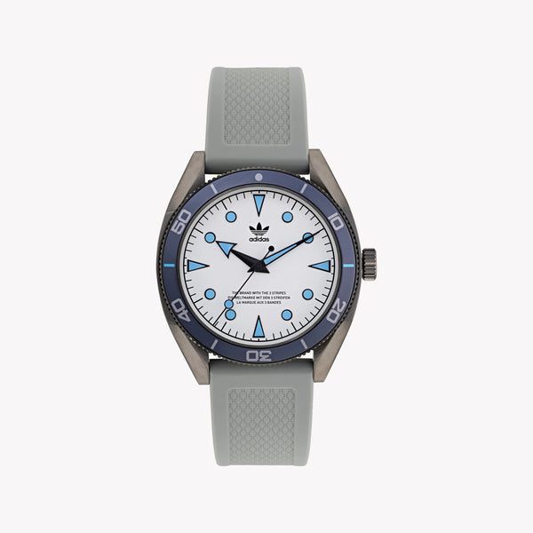 Adidas Men's Black Stainless Steel & Grey Silicone Watch | Aofh22003 by i-watch