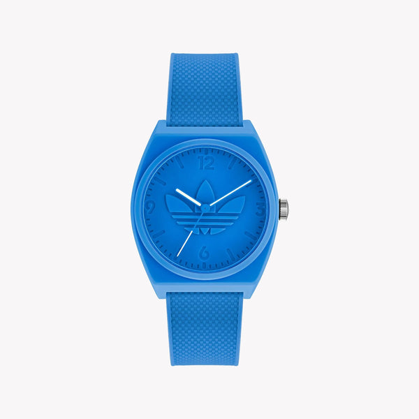 Adidas Unisex Blue Resin Watch | Aost22033 by i-watch