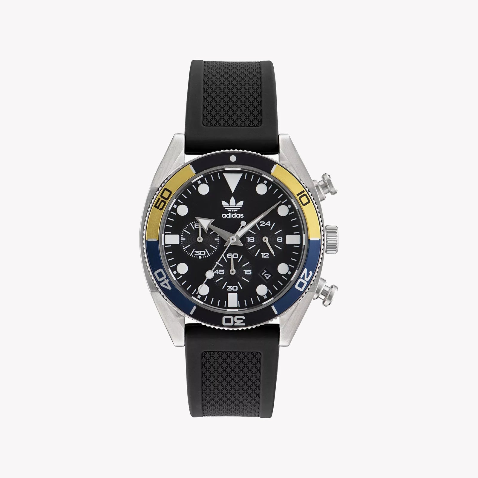 Adidas Men's Stainless Steel Black Silicone Watch | Aofh23003 by i-watch