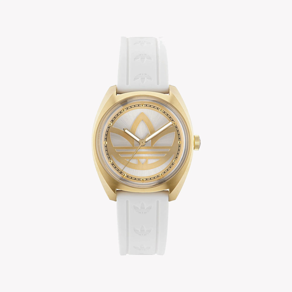 Adidas Unisex Stainless Steel/White Silicone Watch | Aofh23012 by i-watch