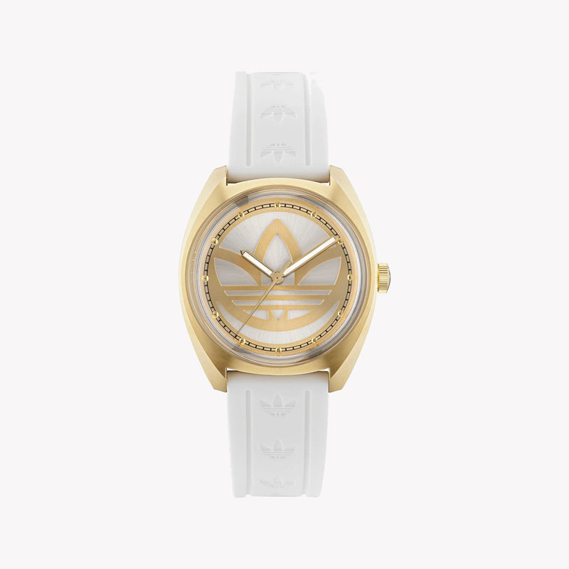 Adidas Unisex Stainless Steel/White Silicone Watch | Aofh23012 by i-watch