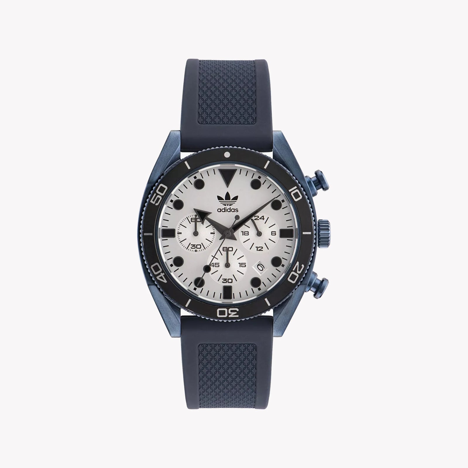 Adidas Unisex Sports Watch, Blue Silicone/Stainless Steel | Aofh23004 by i-watch