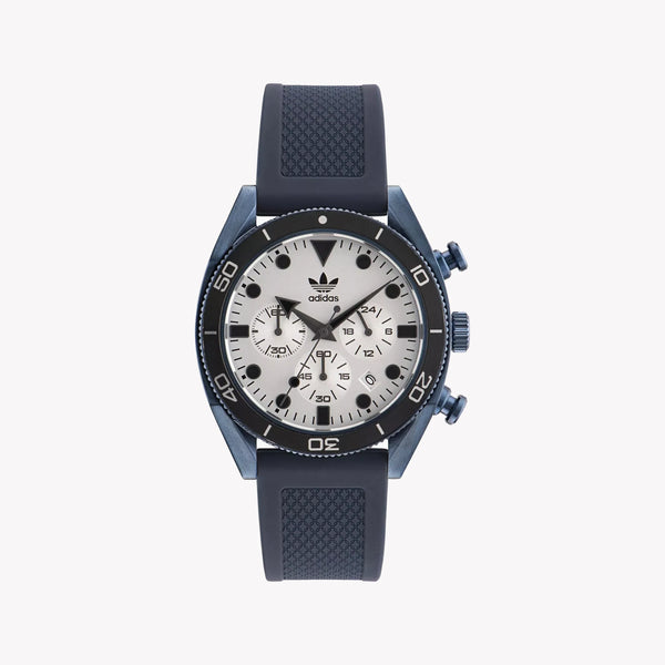 Adidas Unisex Sports Watch, Blue Silicone/Stainless Steel | Aofh23004 by i-watch