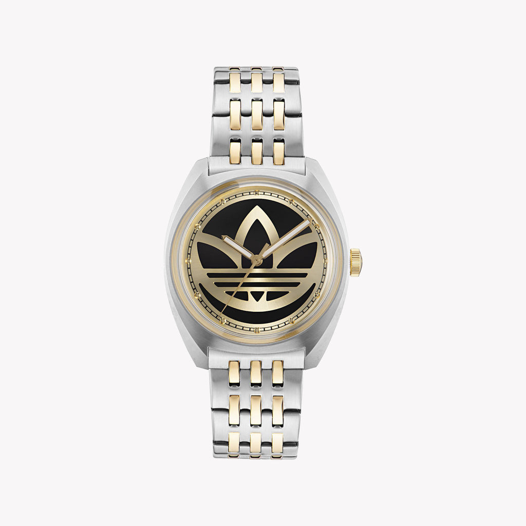 Adidas Men's Stainless Steel Black & Gold Watch | Aofh23010