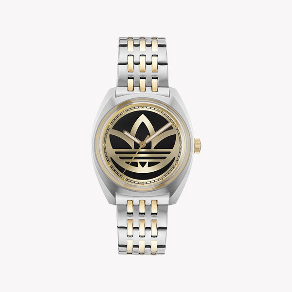 Adidas Men's Stainless Steel Black & Gold Watch | Aofh23010