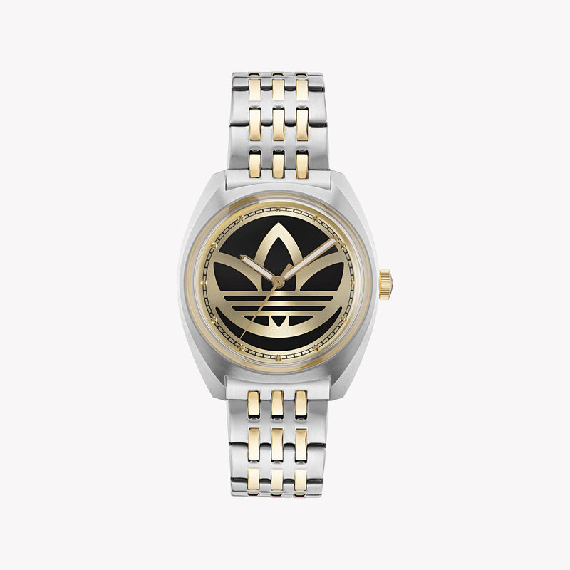 Adidas Men's Stainless Steel Black & Gold Watch | Aofh23010