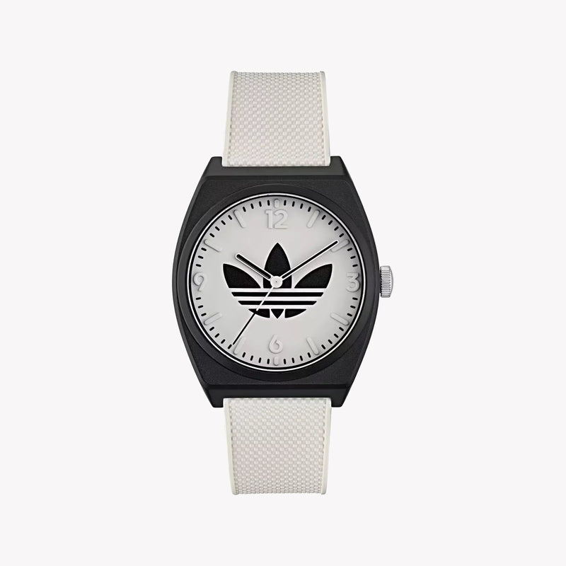 Adidas Unisex Black Resin & White Rubber Watch | Aost23549 by i-watch