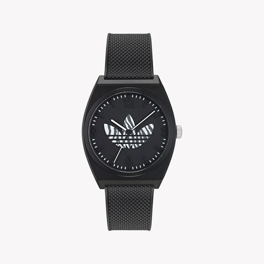 Adidas Unisex Black Rubber Watch | Aost23551 by i-watch