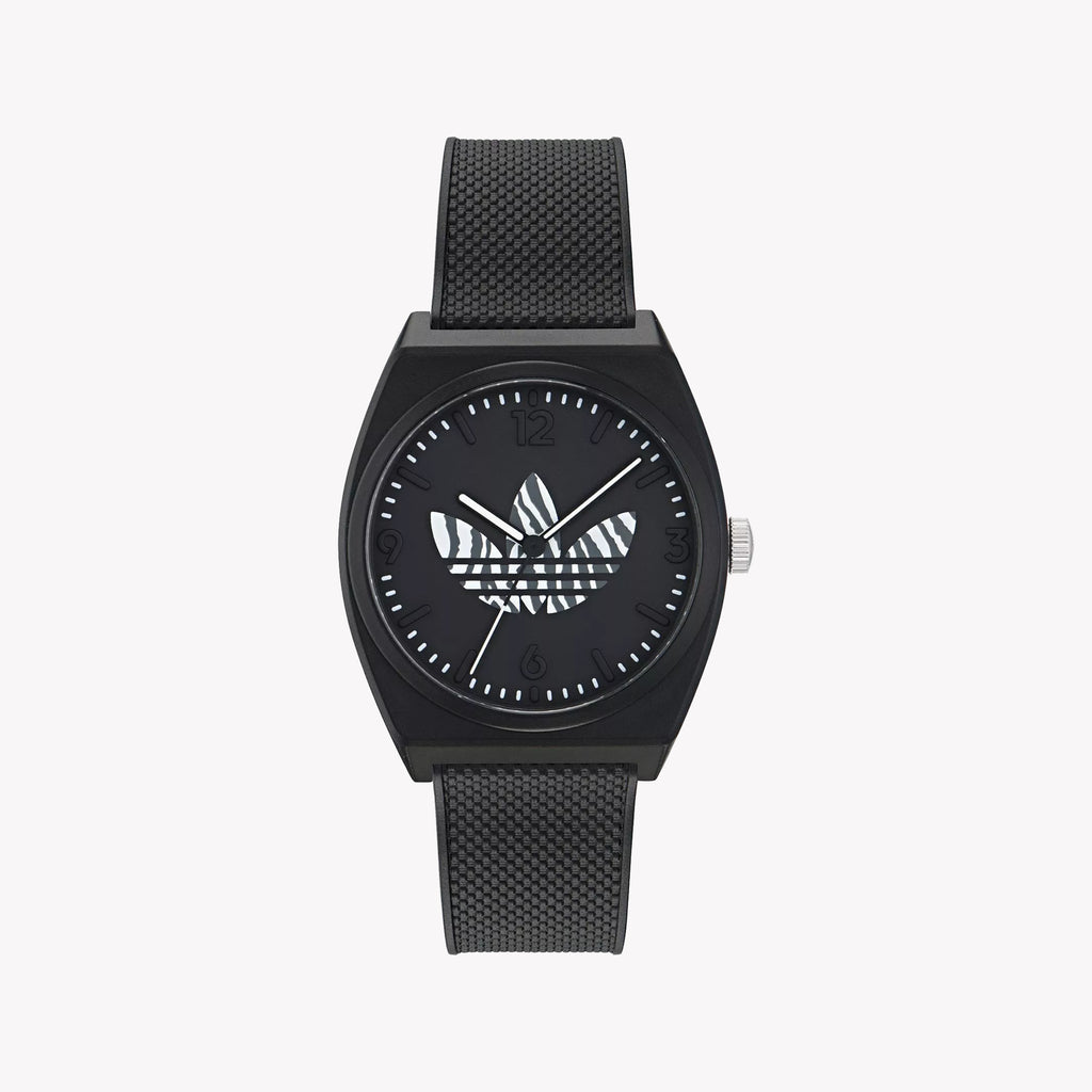 Adidas Unisex Black Rubber Watch | Aost23551