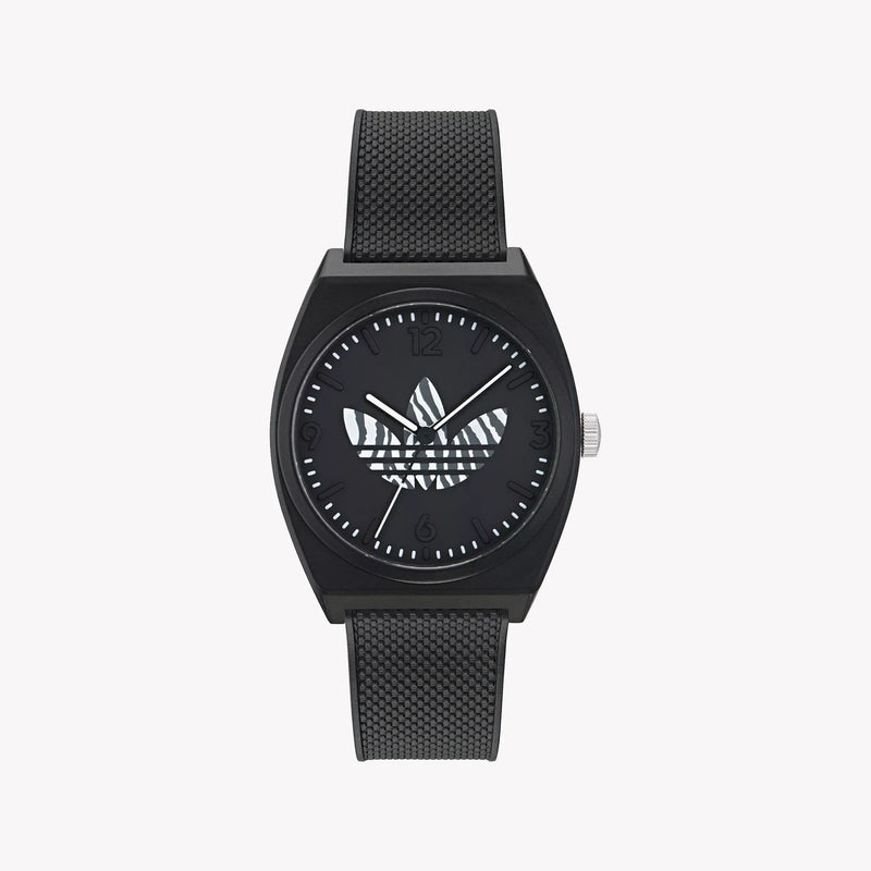 Adidas Unisex Black Rubber Watch | Aost23551 by i-watch