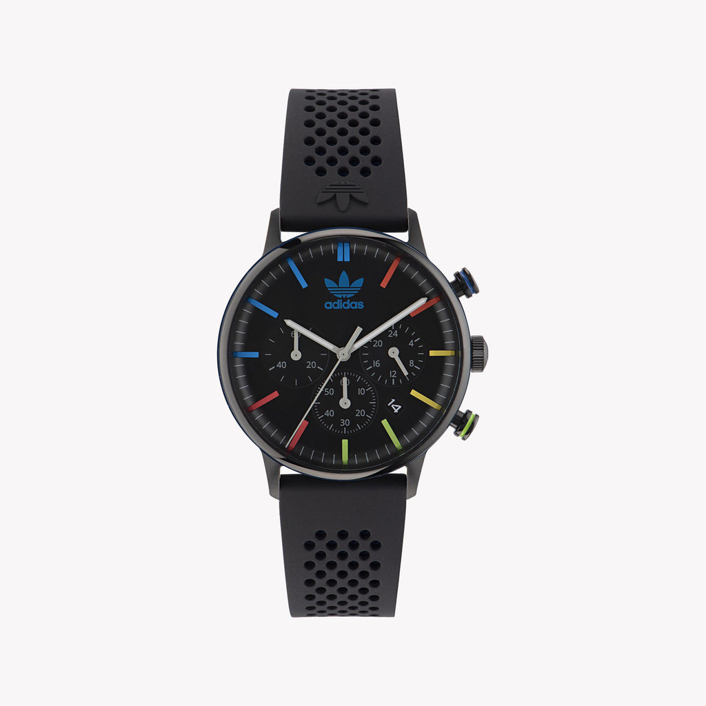 Adidas Unisex Black Silicone Watch | Aosy23021