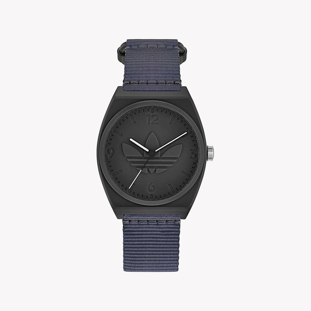 Adidas Unisex Resin Black/Blue Watch | Aost22041