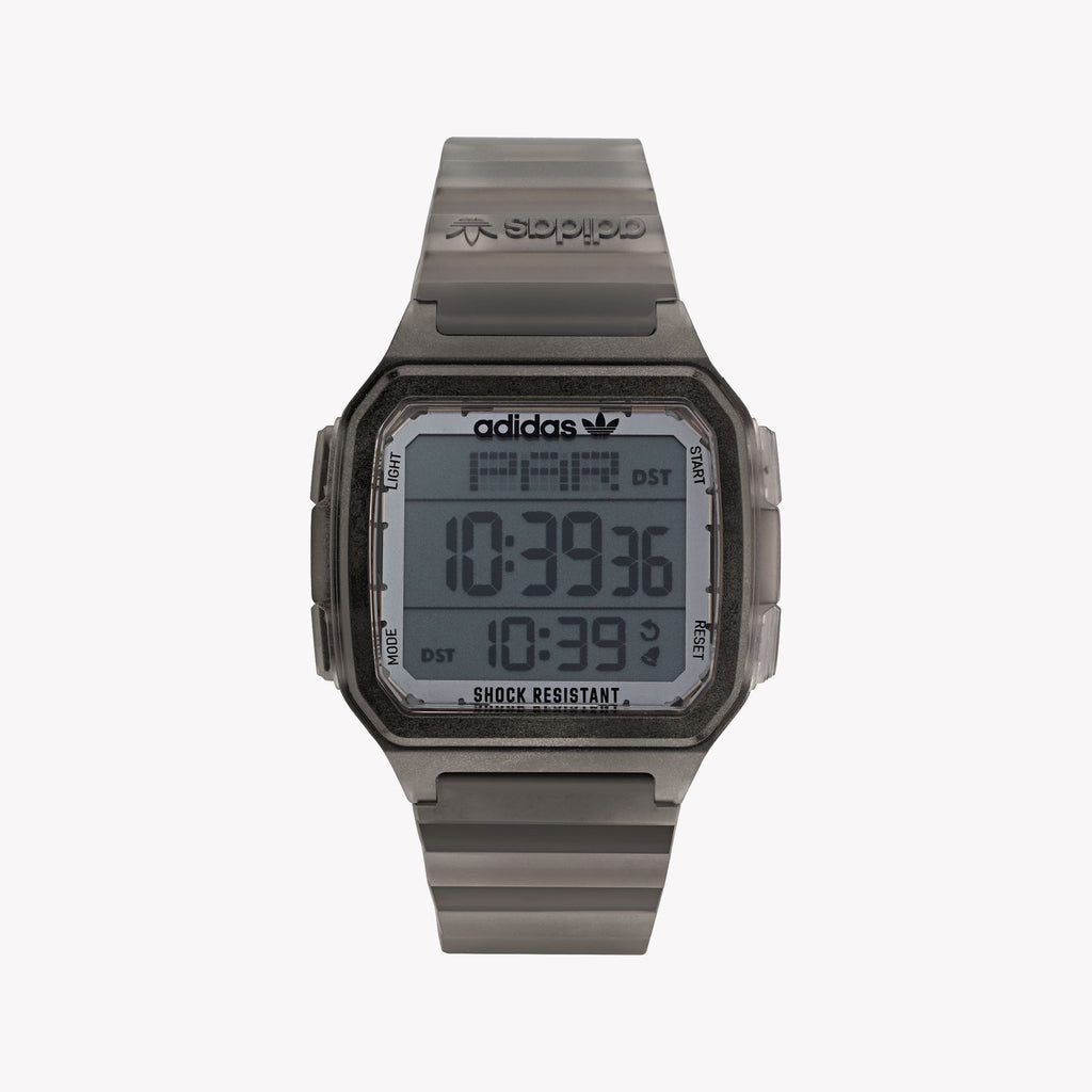 Adidas Men's Grey Rubber Digital Watch | Aost22050
