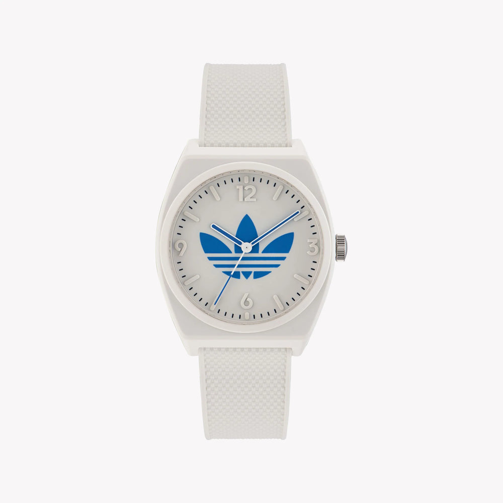 Adidas Unisex White Resin Watch | Aost23048 by i-watch
