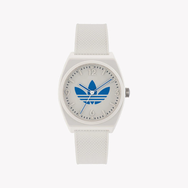 Adidas Unisex White Resin Watch | Aost23048 by i-watch