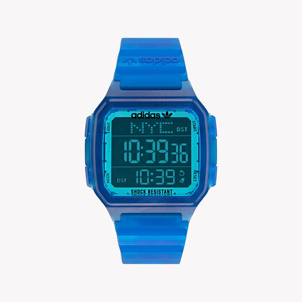 Adidas Men's Blue Resin Digital Watch | Aost22047 by i-watch