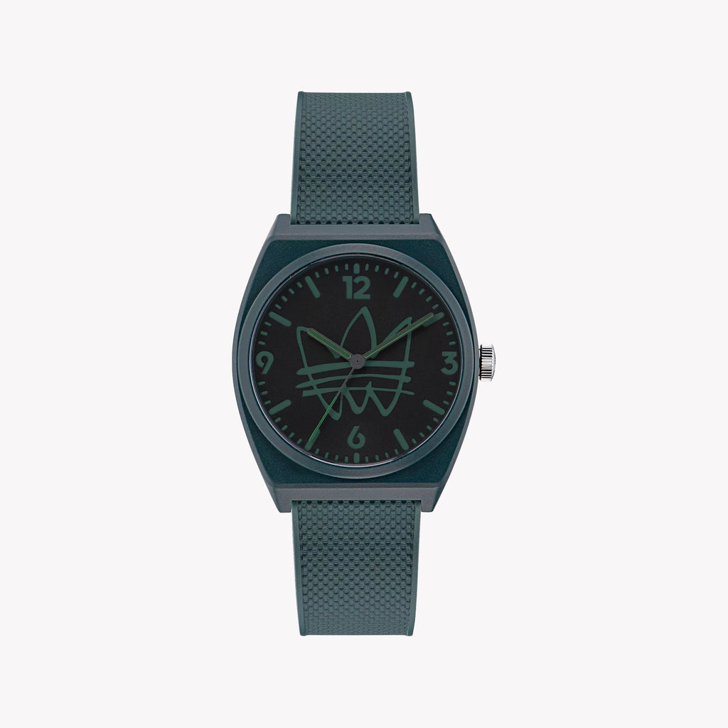 Adidas Unisex Green Rubber Watch | Aost22566