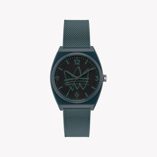 Adidas Unisex Green Rubber Watch | Aost22566 by i-watch