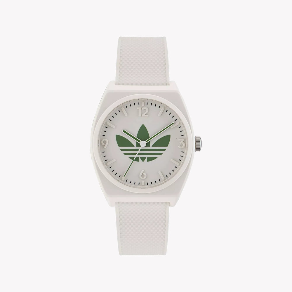 Adidas Unisex White Silicone Aost23047 Watch | Stylish & Functional by i-watch