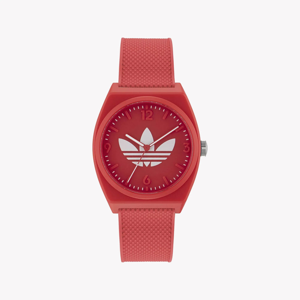Adidas Unisex Red Resin Watch | Aost23051 by i-watch