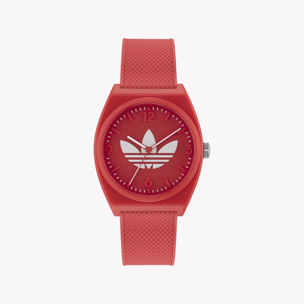 Adidas Unisex Red Resin Watch | Aost23051